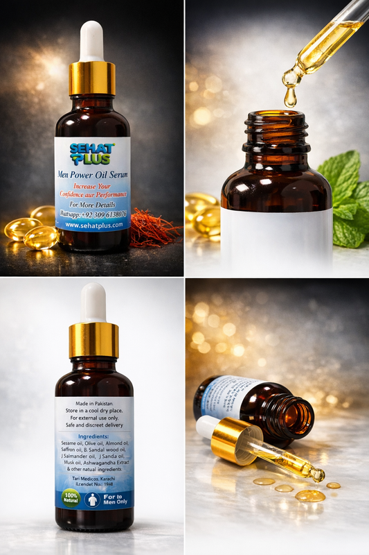Herbal Power Oil for Men – Natural Strength, Size Support & Enhanced Performance